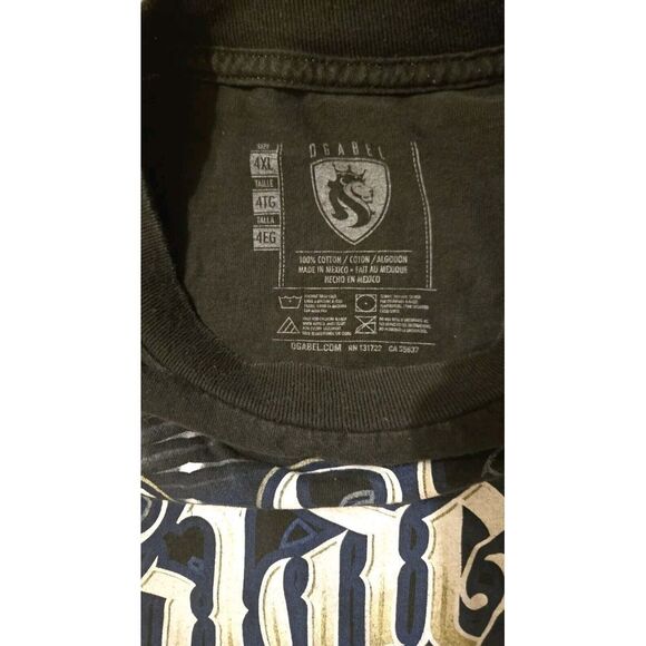 Ogabel Hip Hop T-Shirt Men's 4XL Tattoo Expo 2020 Inked Chicano Loose - Picture 3 of 5